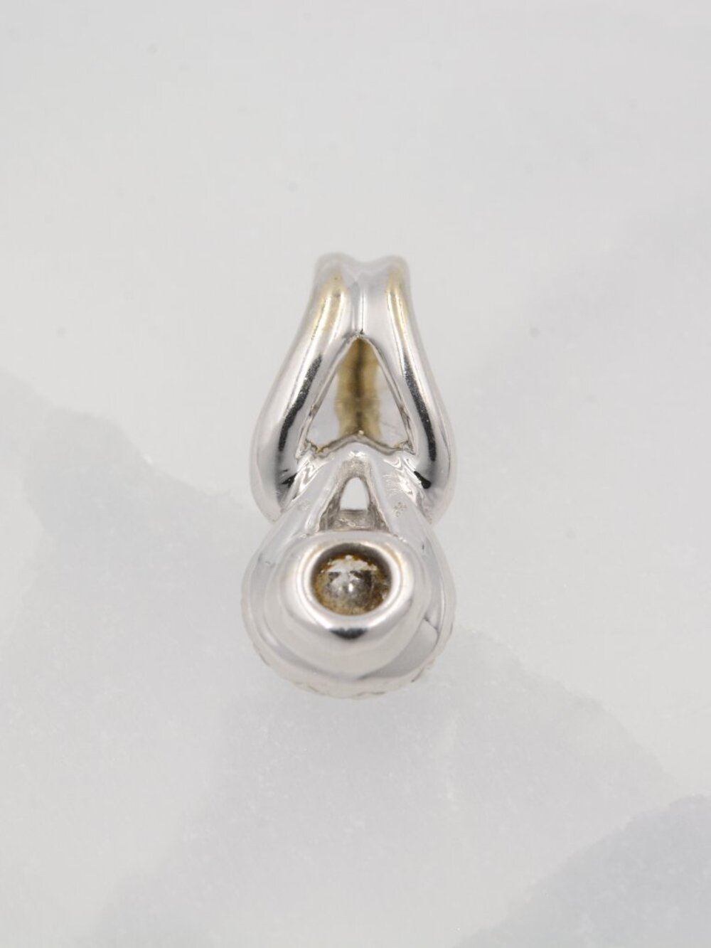 14K DIAMOND PENDANT - Picture 2 of 4